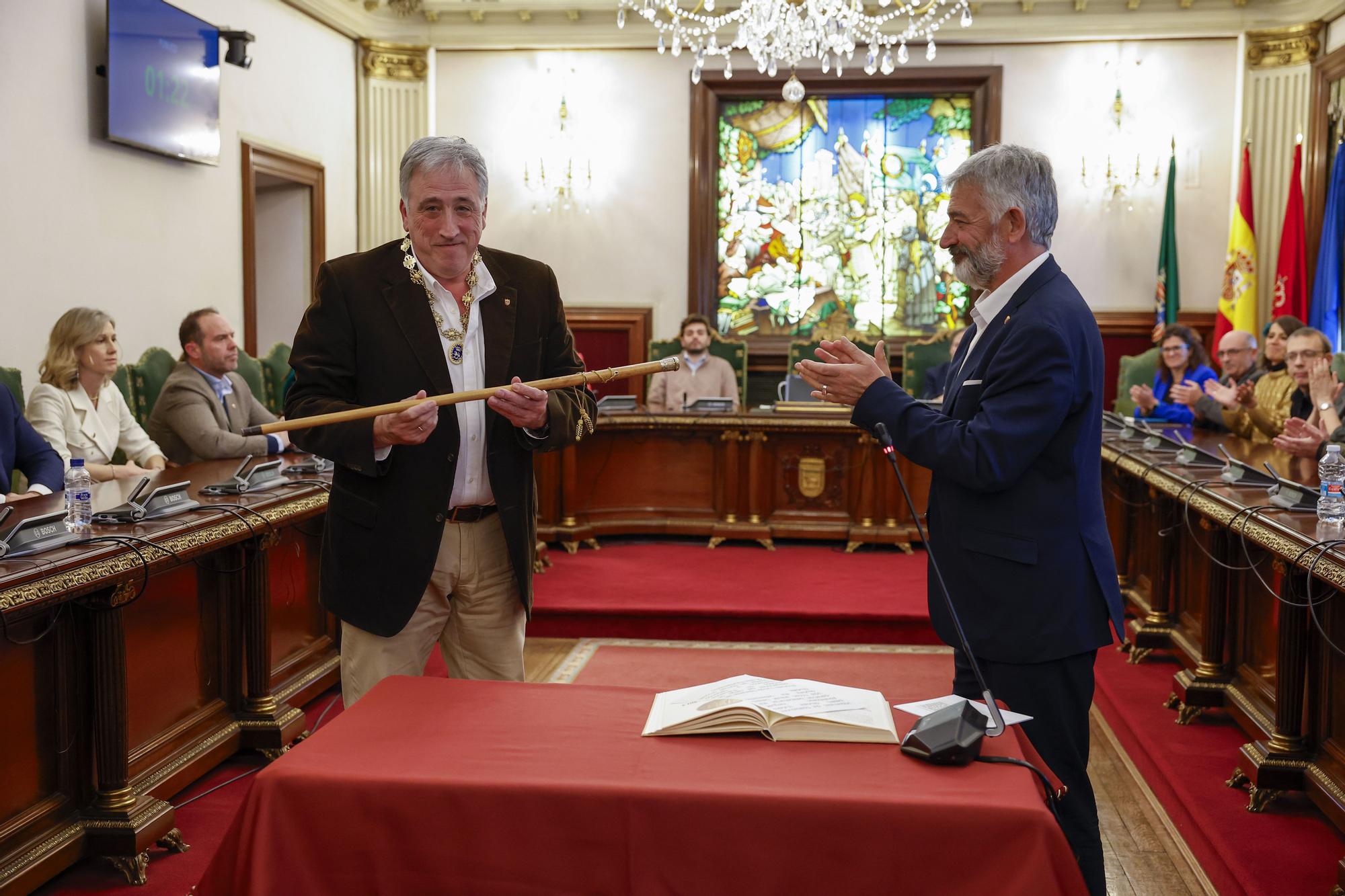 Joseba Asiron (EH Bildu), alcalde de Pamplona al ganar la moción de censura a UPN