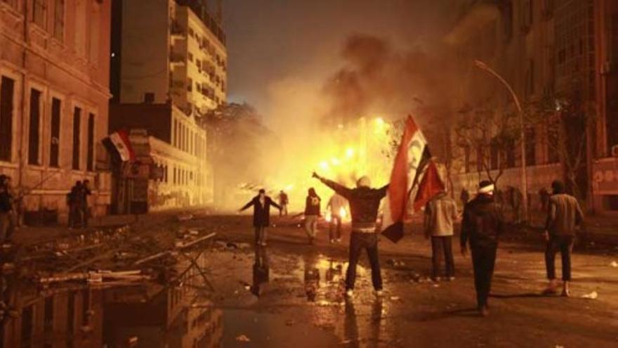 Cientos de heridos en una protesta por la tragedia de Port Said