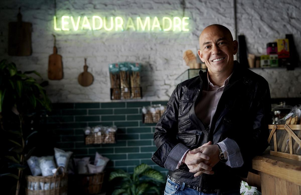 Moncho López, fundador de la cadena de panaderías Levaduramadre. 