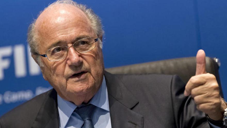 El presidente de la FIFA, Joseph Blatter