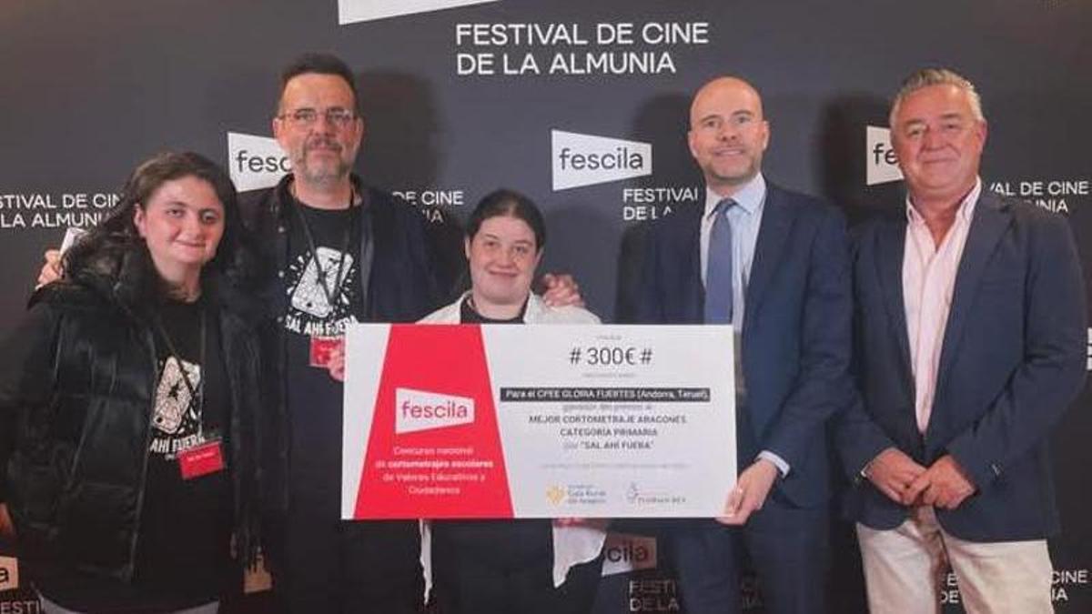 El Colegio de Educación Especial Gloria Fuertes de Andorra recibe el premio al mejor cortometraje escolar aragonés: "El cine, el arte y la educación pueden transformar miradas y derribar barreras"