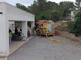 El hospital de Formentera se pone a prueba con un simulacro de incendio