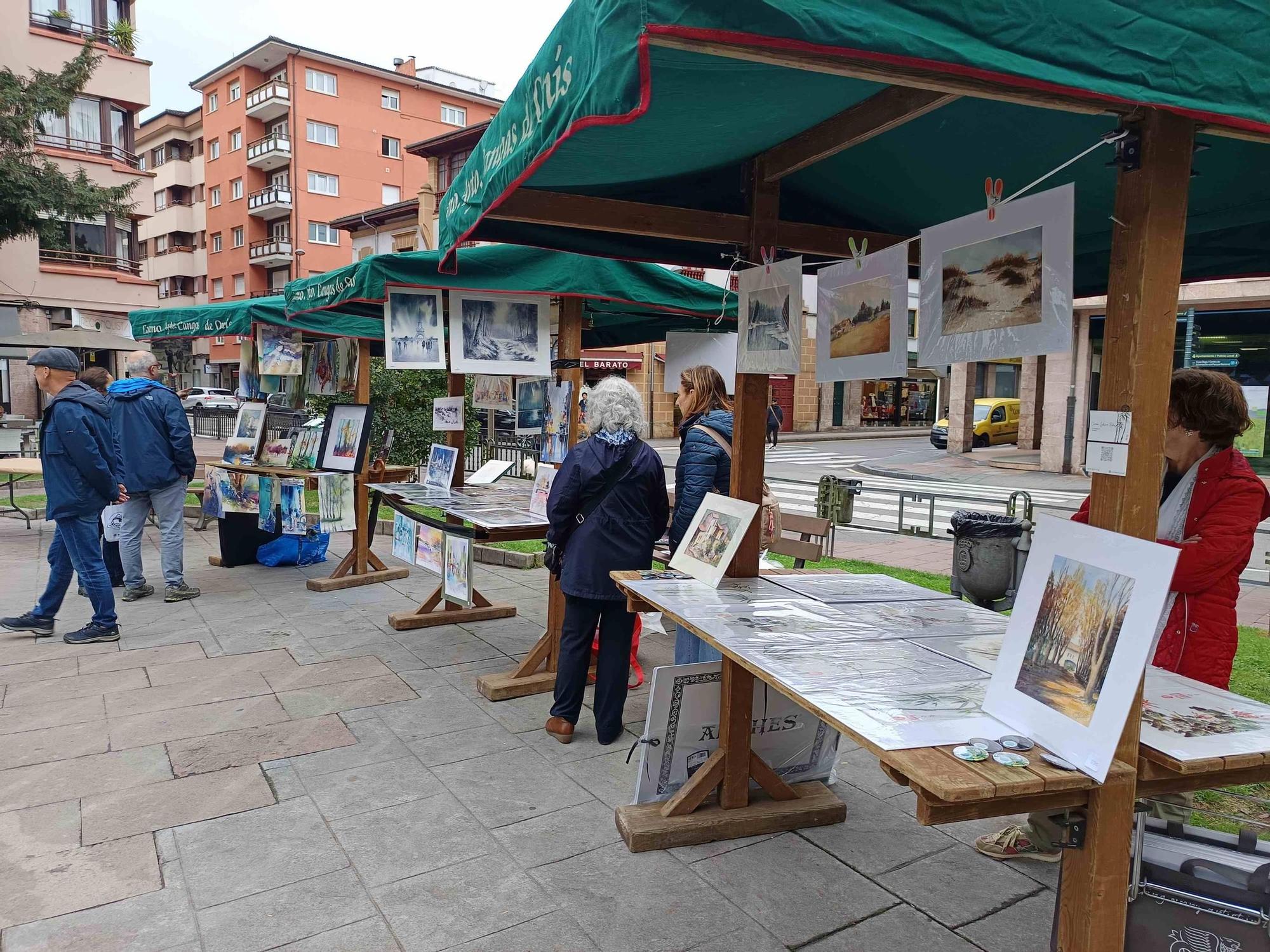 En imágenes: Cangas de Onís celebra un encuentro de acuarelistas