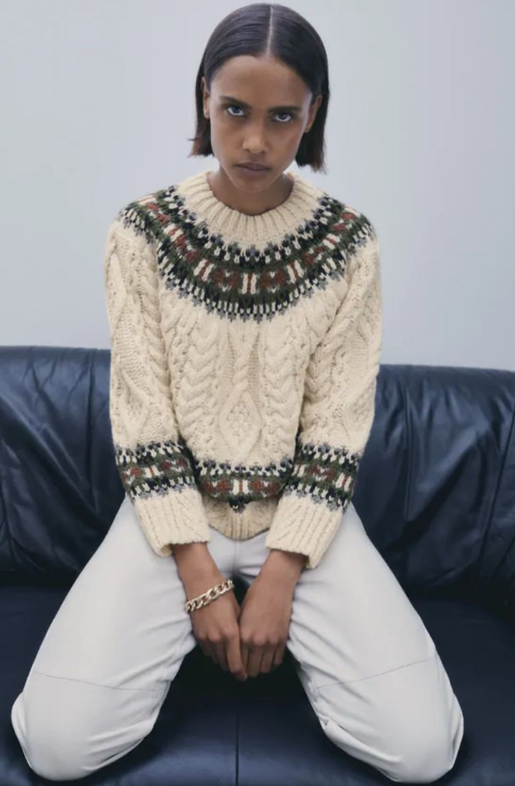 Jersey en jacquard de Zara