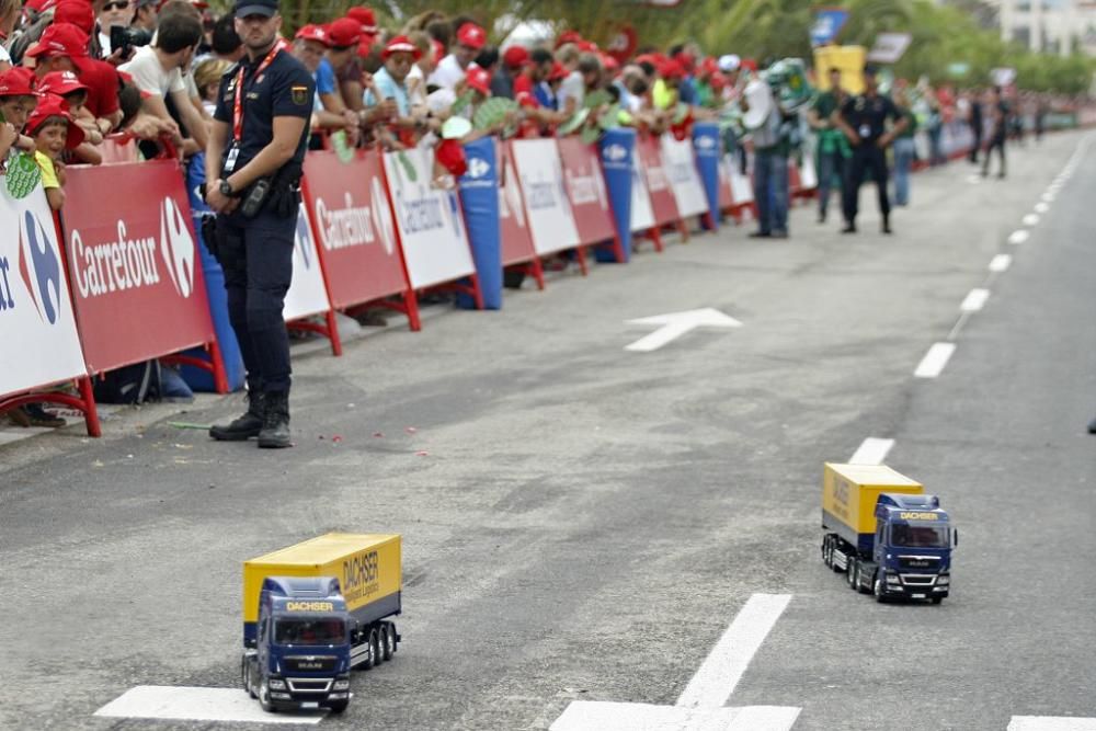 La Vuelta a España a su llegada a Alhama de Murcia