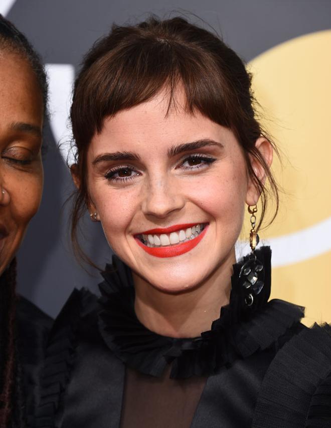 Emma Watson en los Globos de Oro 2018