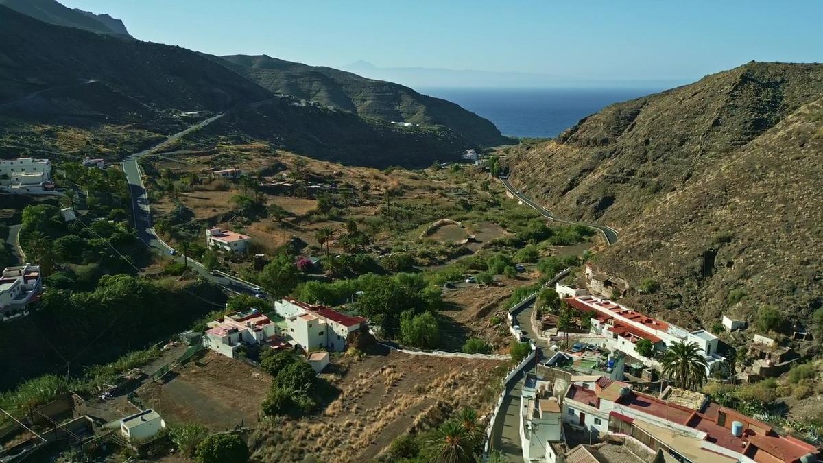 Agaete, a vista de dron