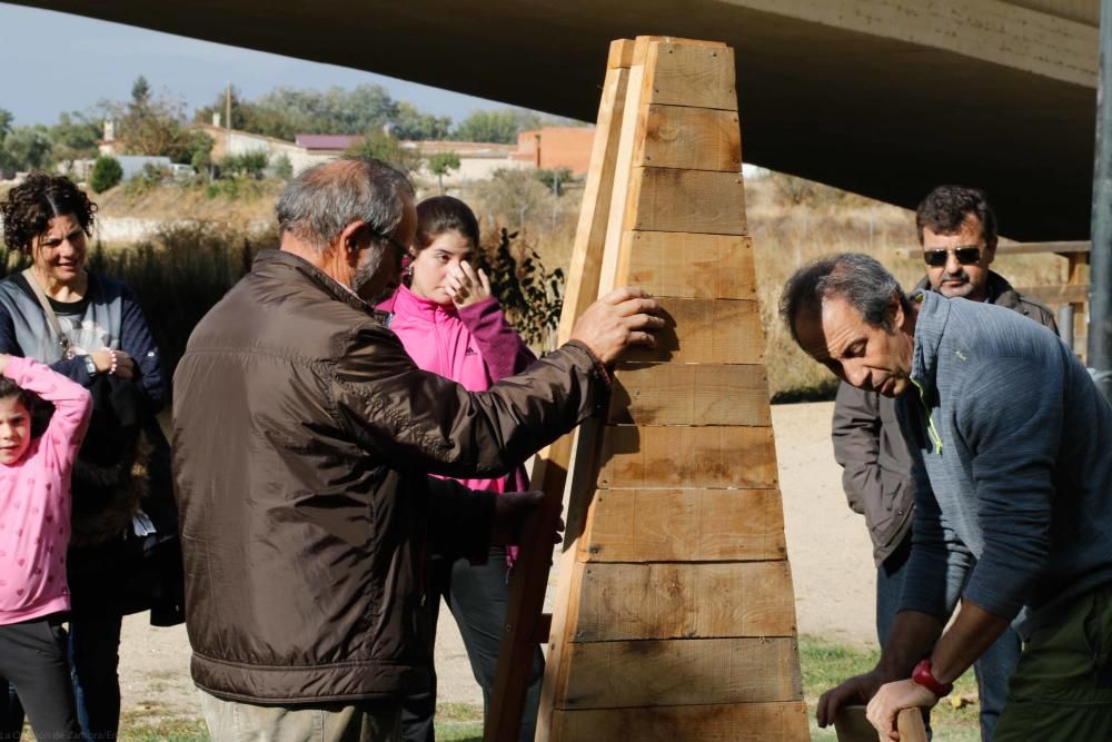 Curso medioambiente y construcción hotel de abejas