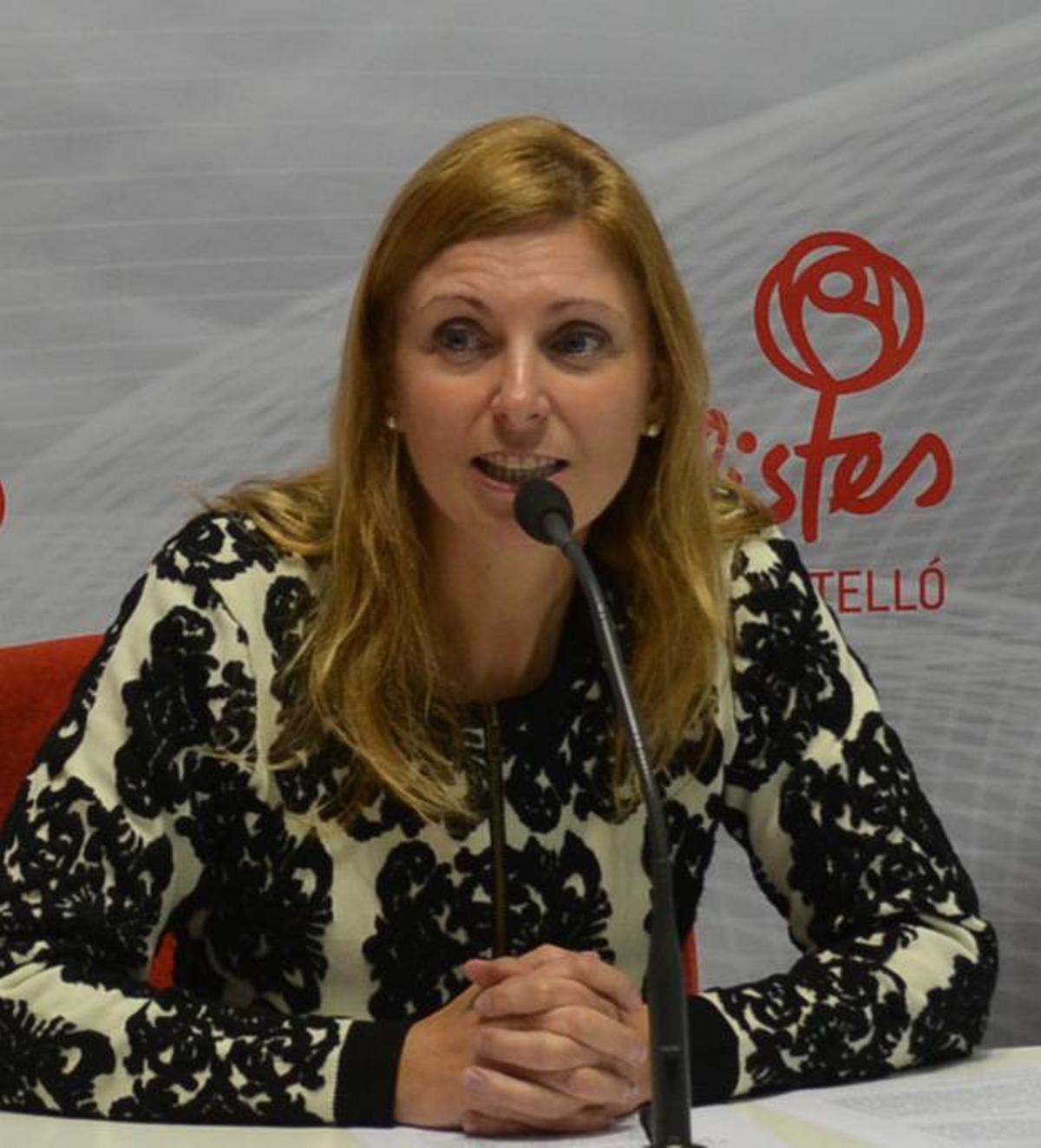 La candidata a la alcaldía de Castello, Amparo Marco.