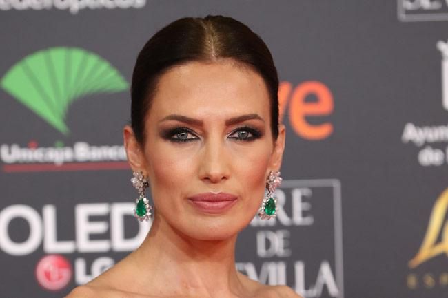 Nieves Álvarez en los Goya 2020.