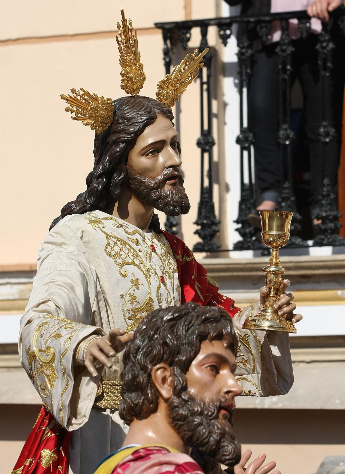 Detalle del Cristo de la Cena.