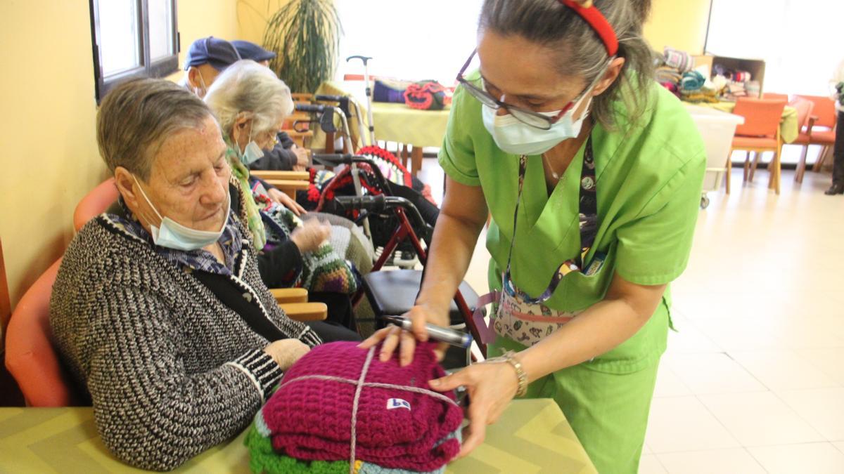 GALERÍA | Mantas solidarias en Sanabria