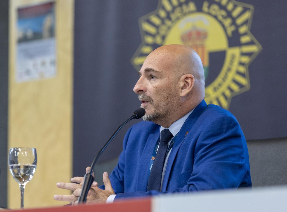 Alberto Velasco en su intervención.