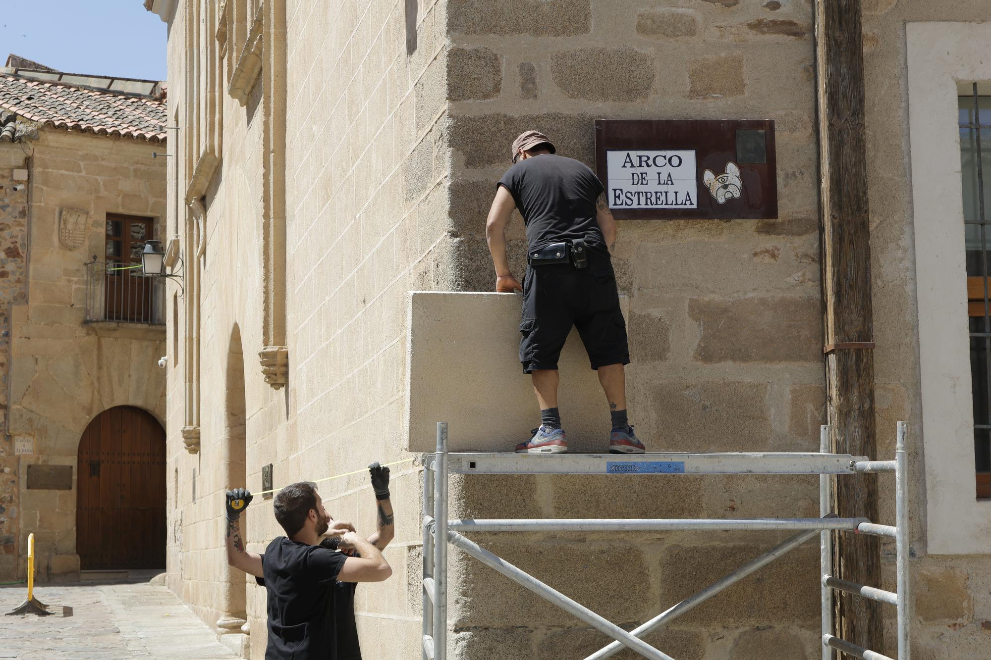 Fotogalería | Cáceres ya es el 'Desembarco del rey'