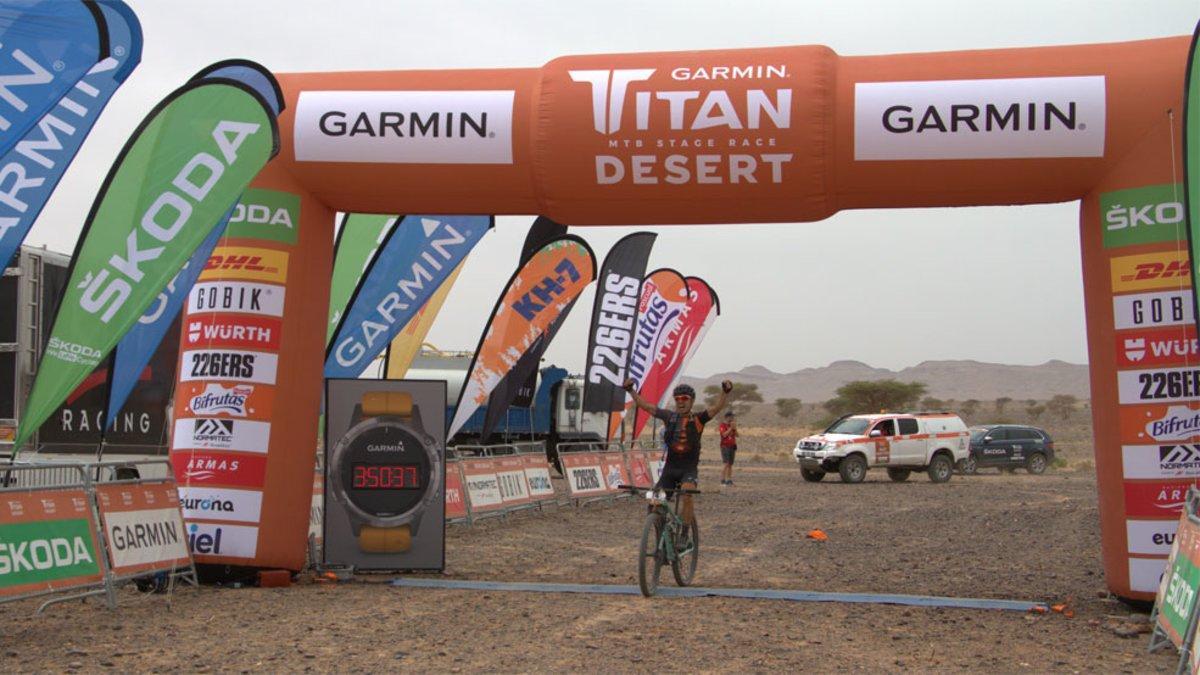 José Luis Carrasco, ganador de la cuarta etapa de la Garmin Titan Desert