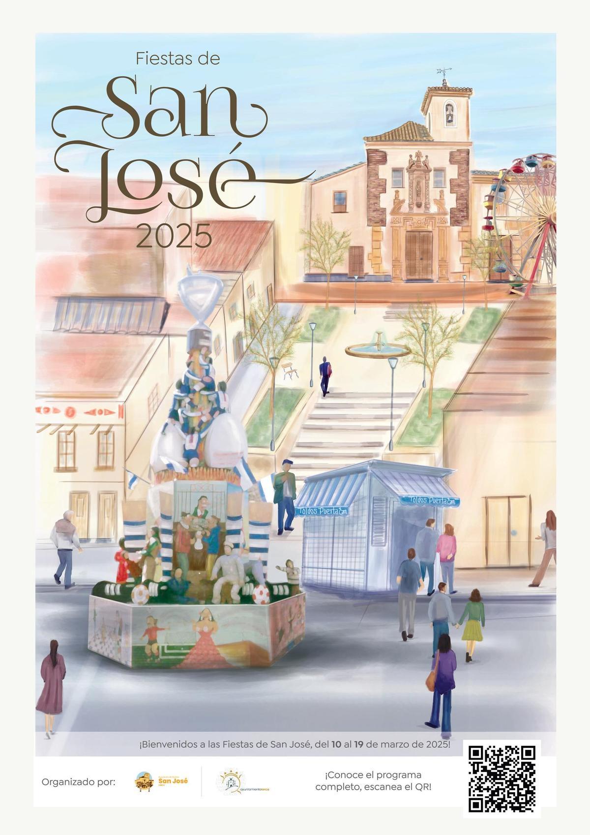 Cartel anunciador de las fiestas.