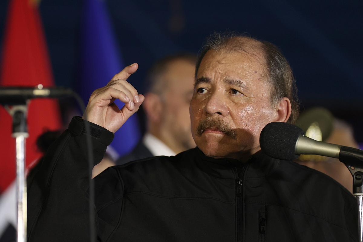 El presidente de Nicaragua, Daniel Ortega.