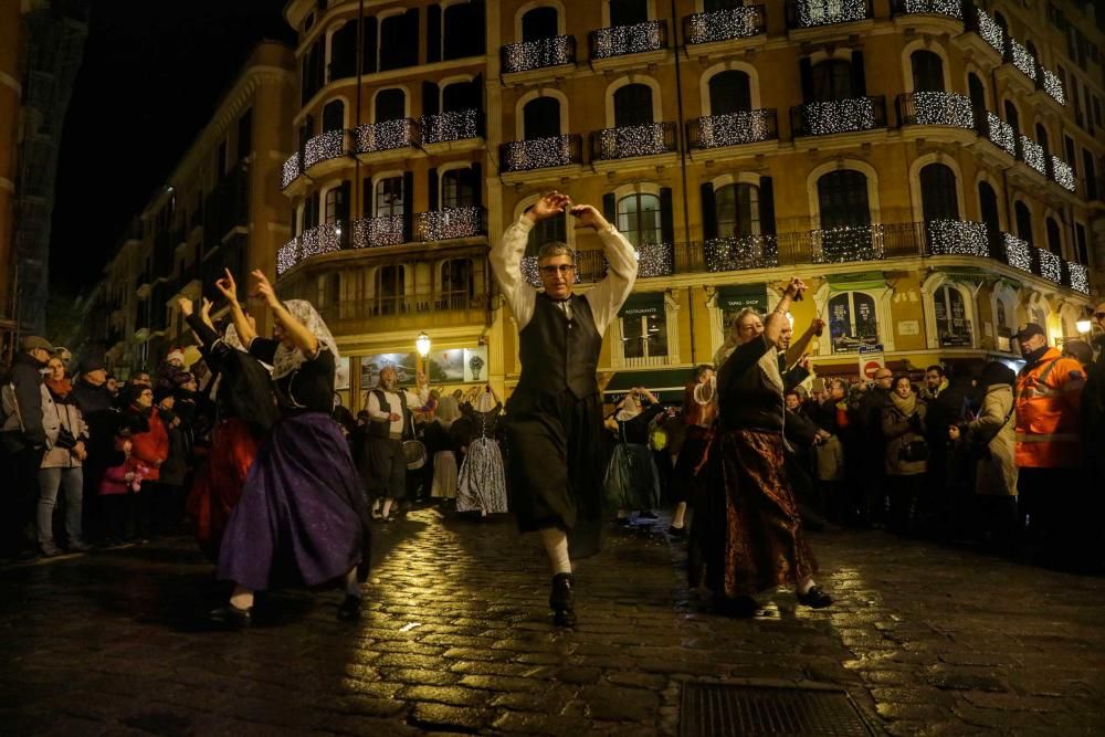 Palma feiert Sant Sebastià trotz Regen, Wind und Kälte