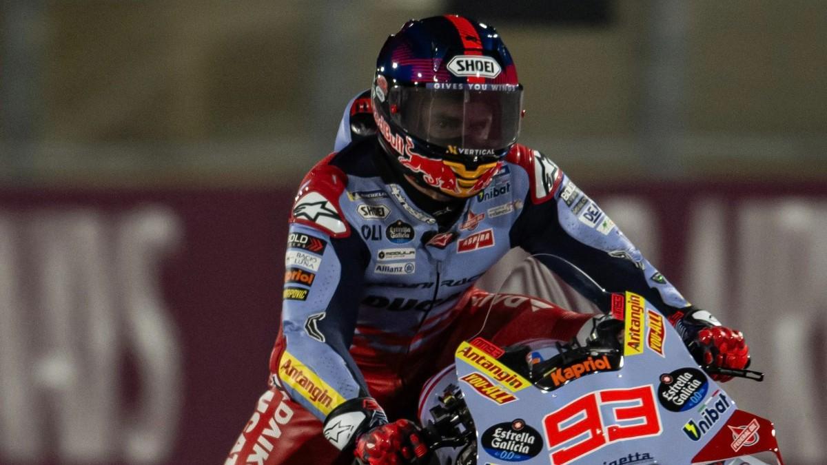 Márquez, con la Ducati en Qatar
