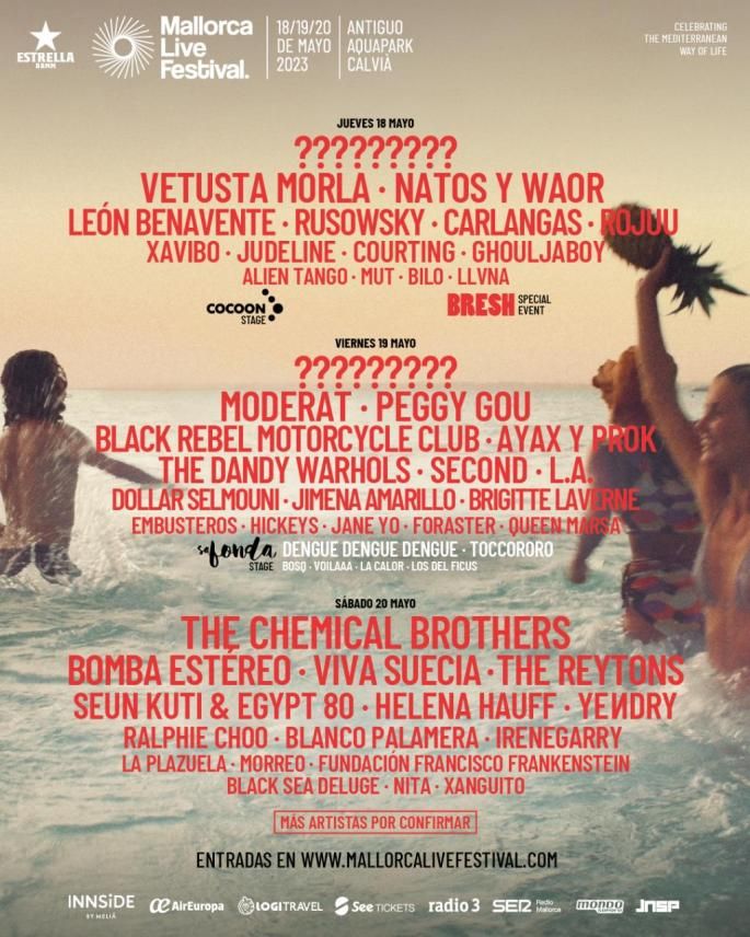 Das vorläufige Line-Up des Mallorca Live Festival 2023