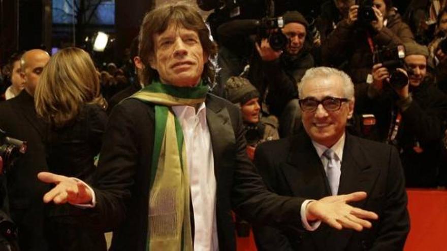 El rock une a Scorsese y Jagger