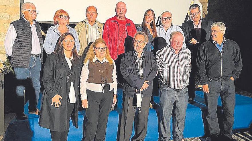 Participantes en el documental &#039;Alma de cine&#039; que se estrenó ayer en primicia en Peñíscola.