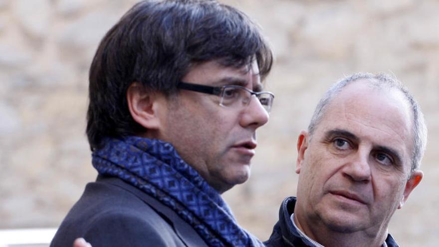 Carles Puigdemont i Albert Ballesta