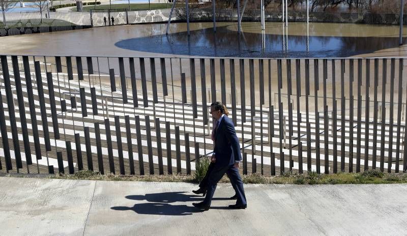 Fotogalería de la visita de Rajoy a la ribera del Ebro