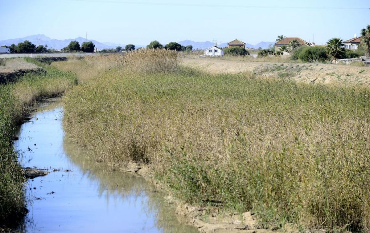 Rambla del Albujón, a su paso por Villa Paraíso (Los Alcázares). | I. URQUÍZAR