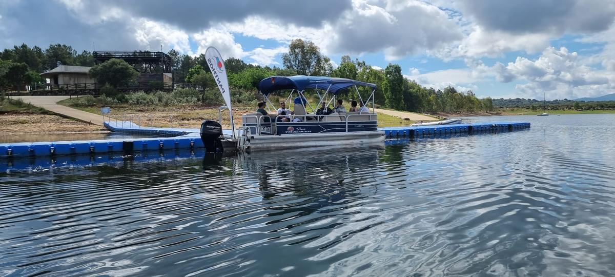 Panthos en el embalse de Gabriel y Galán