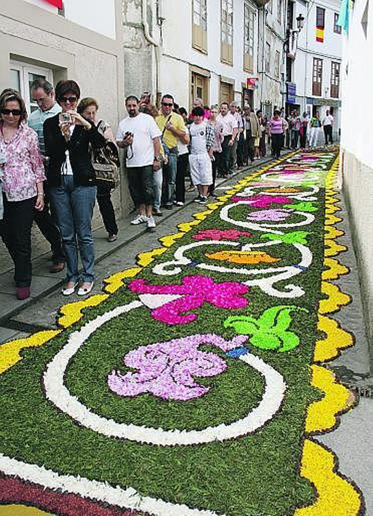 El Corpus más colorido de Castropol