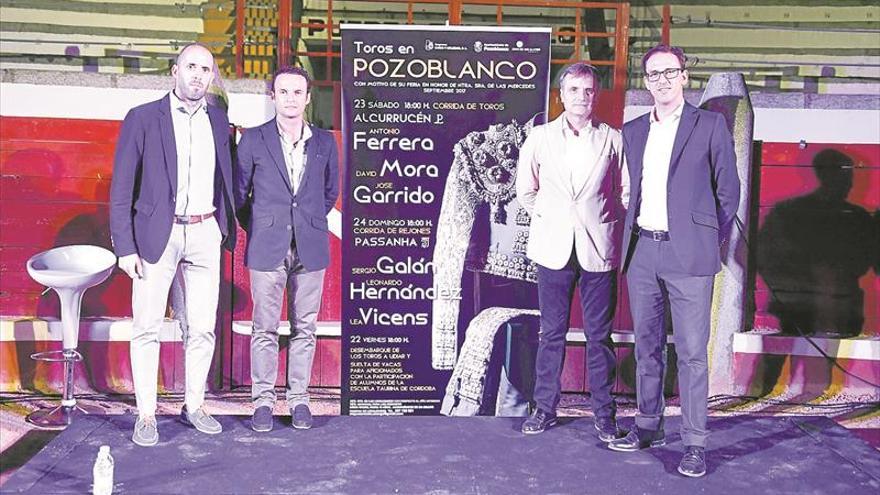 Ferrera, Mora y Garrido, corrida estelar en los carteles de la feria de septiembre