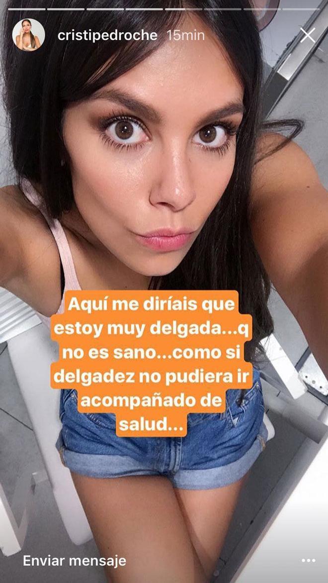 Cristina Pedroche se pone seria en Instagram
