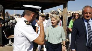Von der Leyen visita Lampedusa invitada por Meloni
