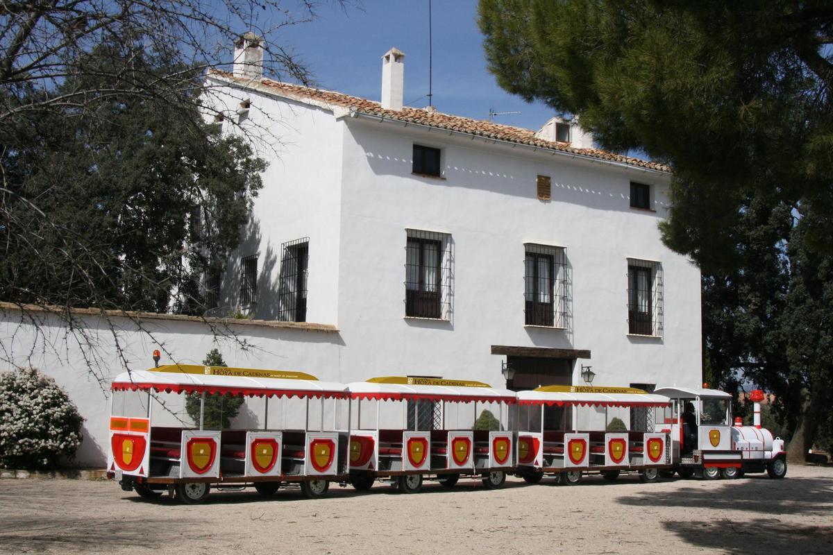 Visita en tren a la bodega.