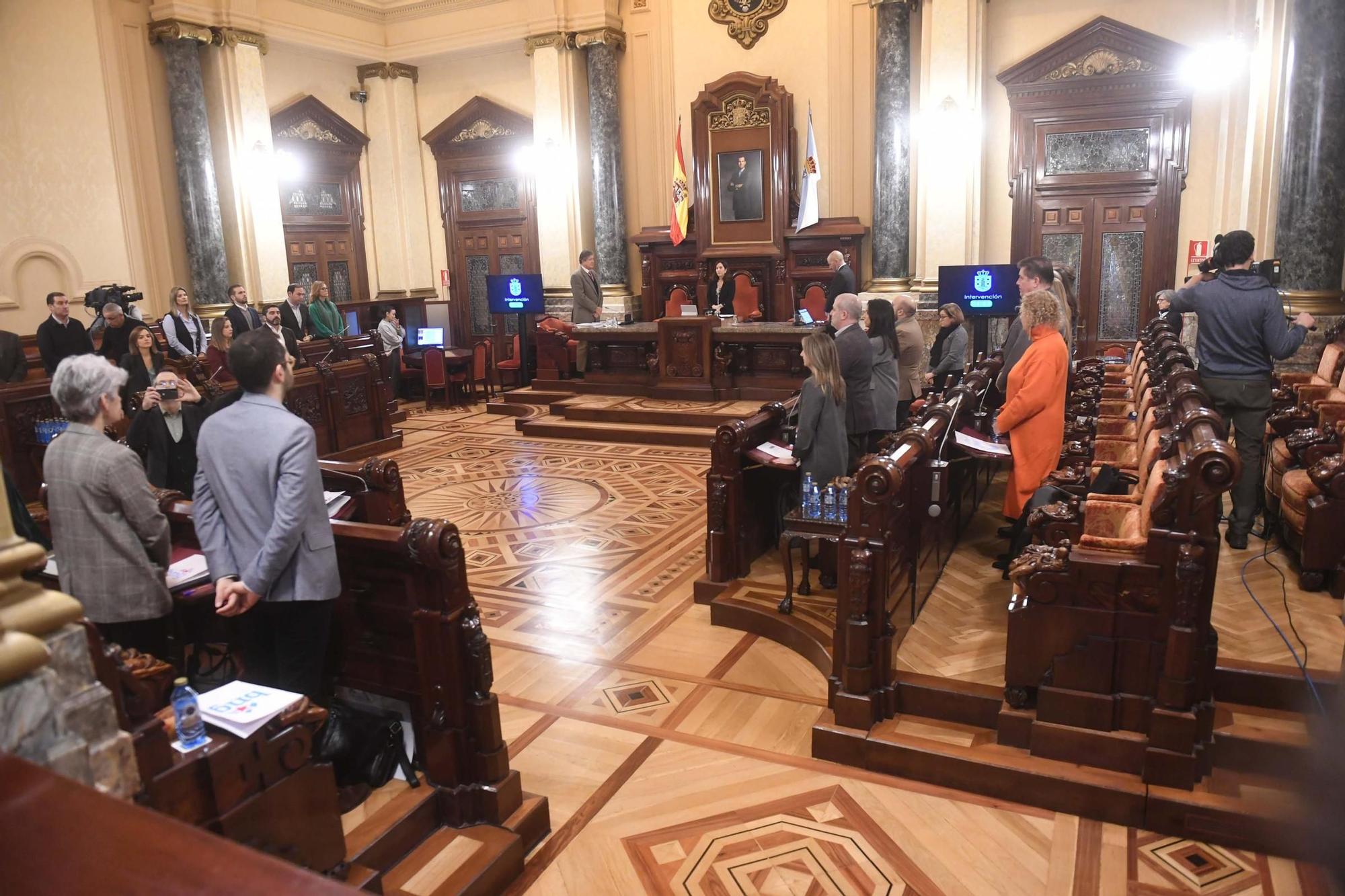 Pleno bronco en A Coruña