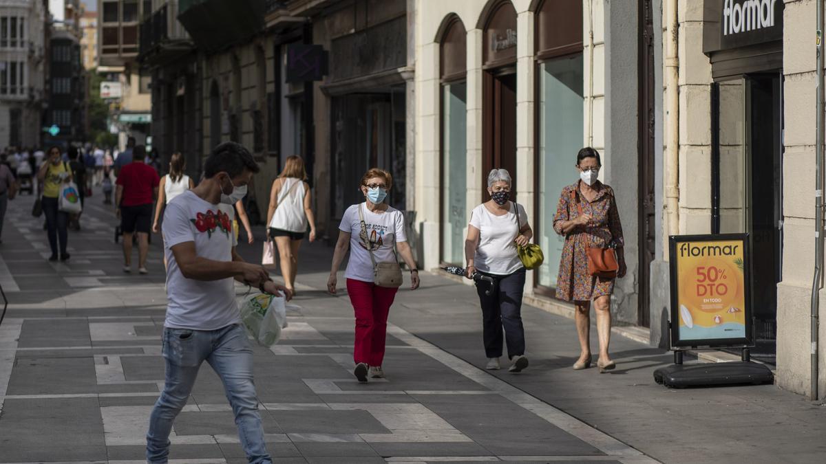 Uso de mascarillas en Zamora.