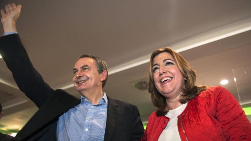 La gestora del PSOE se vuelca en la rehabilitación de Zapatero