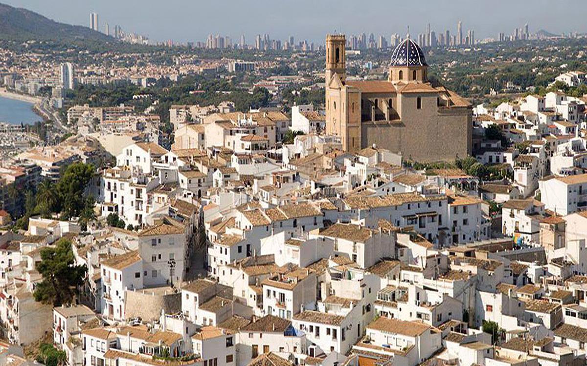 Vista aérea de Altea.