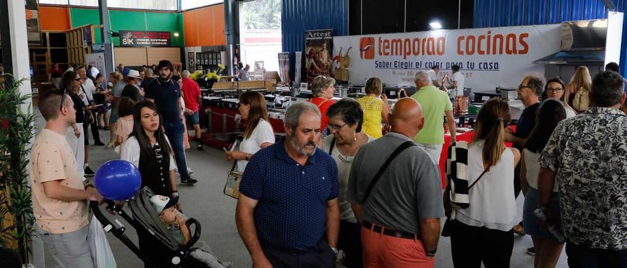 Público en la Feria Internacional de Muestras de Asturias en la edición de 2019.