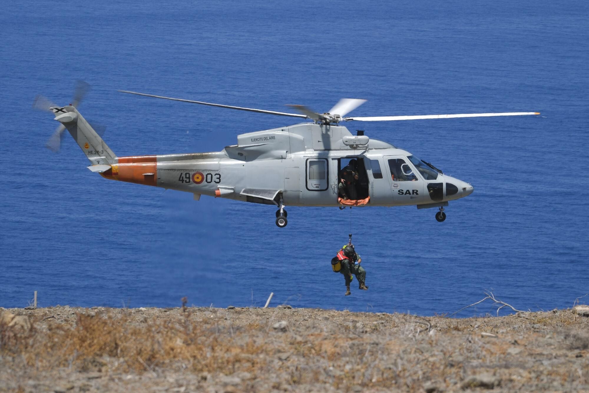 Ejercicio Canasar 2025: simulacro de accidente aéreo en Mogán