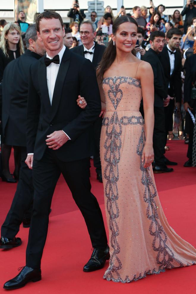 Alicia Vikander y Michael Fassbender en el Festival de Cannes 2023