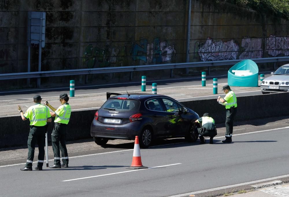 Reconstrucción del triple accidente mortal en AP9