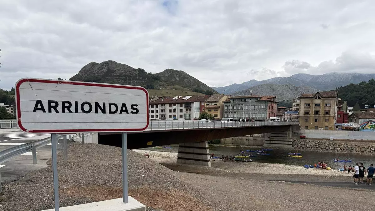 Arriondas presume de puente: "De lo que había a esto, no hay comparación"