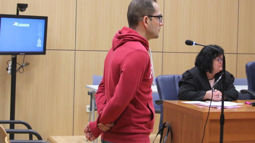 El acusado de &#039;grooming&#039; en el juicio celebrado en València.