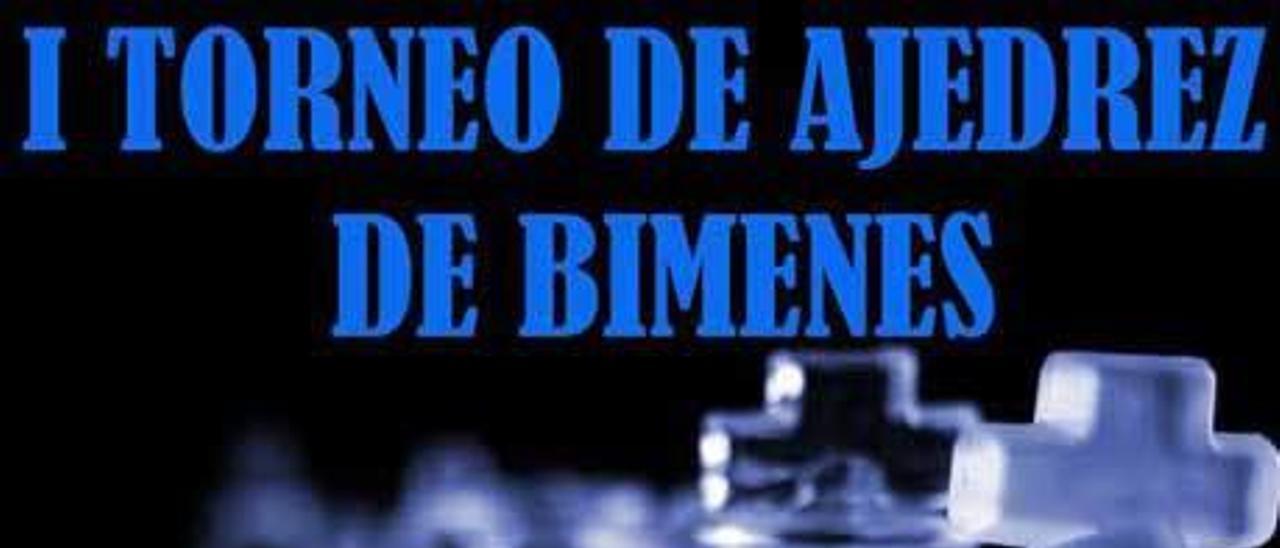 El cartel del Torneo de Bimenes.