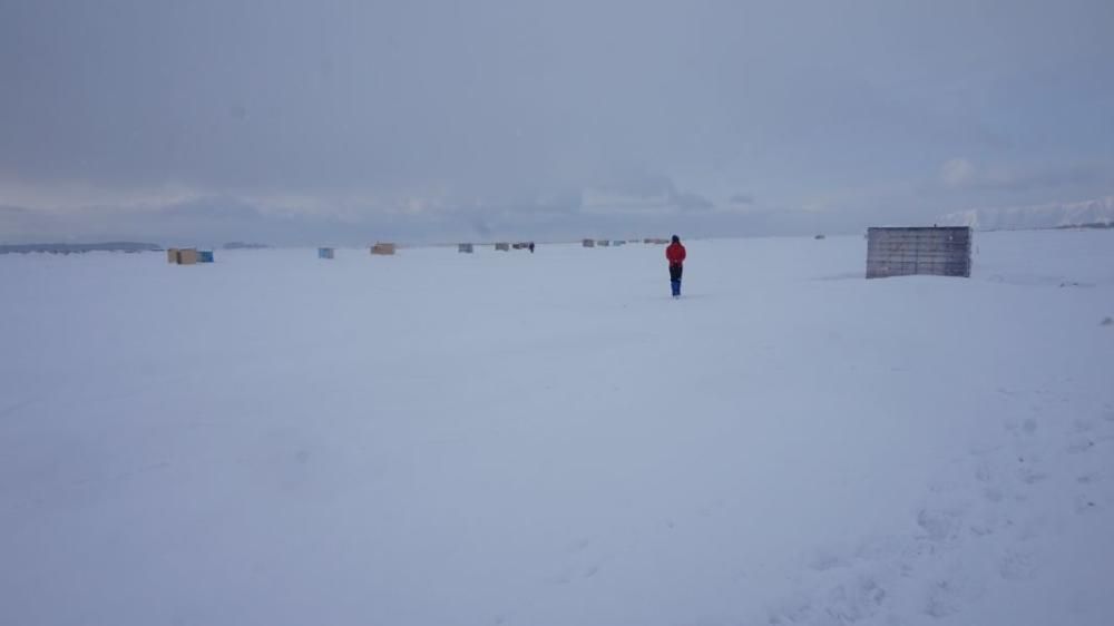 Dos montañeros de Granja de Moreruela, en el Polar