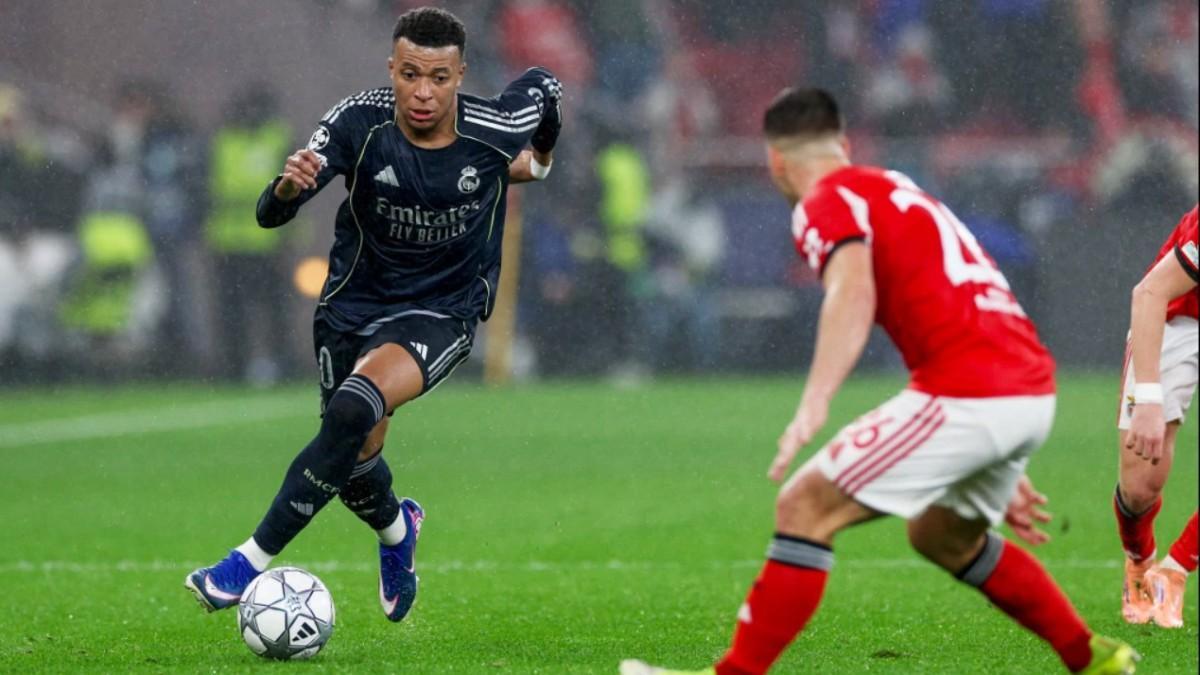 Mbappé vuelve al equipo y a Lisboa, donde marcó dos goles en la derrota de los blancos