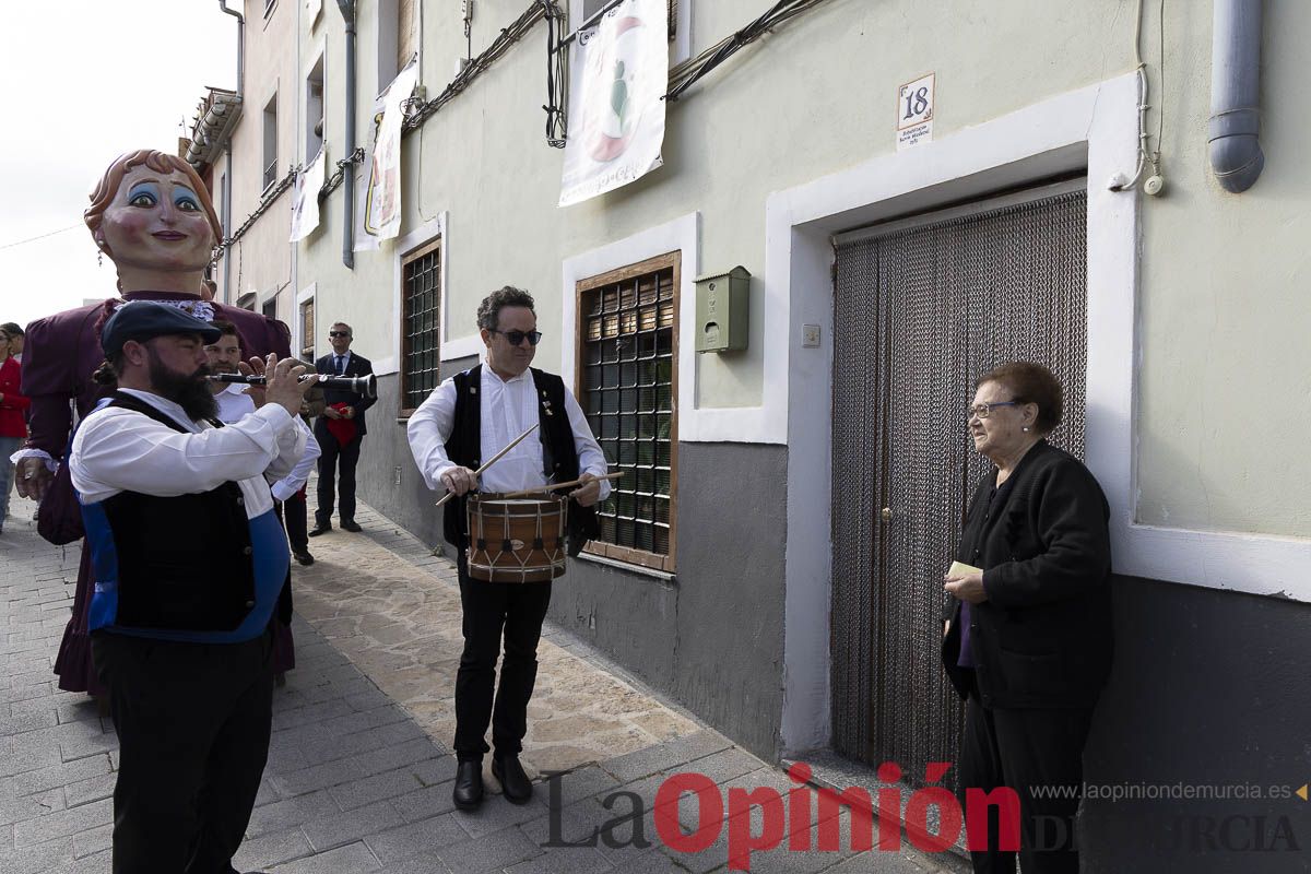 Corporación, Cofradía y Bandos realizan la 'Pedimenta' en Caravaca