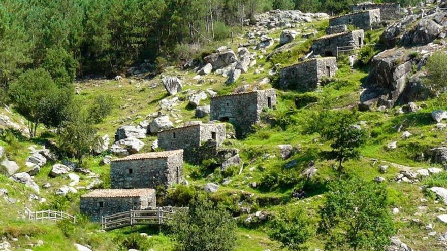 Conjunto de molinos de O Folón, en O Rosal.   | // D.P.